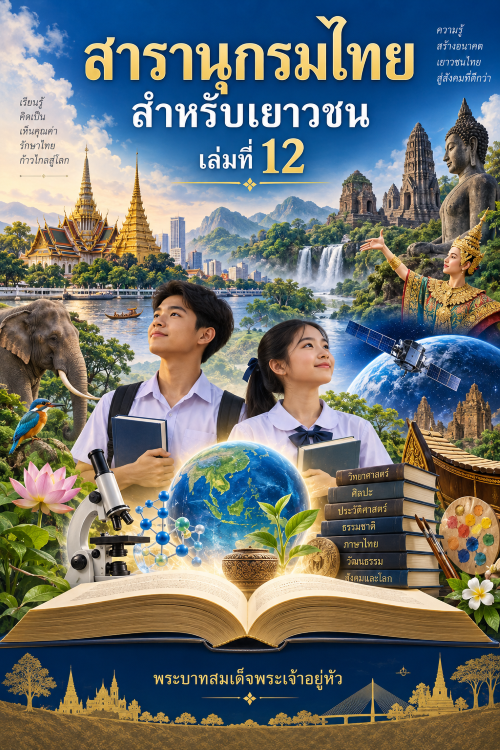 ปก สารานุกรมไทยสำหรับเยาวชน เล่มที่ 12