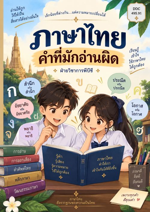 ปก ภาษาไทยคำที่มักอ่านผิด