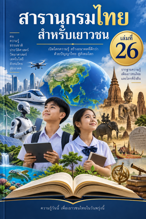 ปก สารานุกรมไทยสำหรับเยาวชน เล่มที่ 26