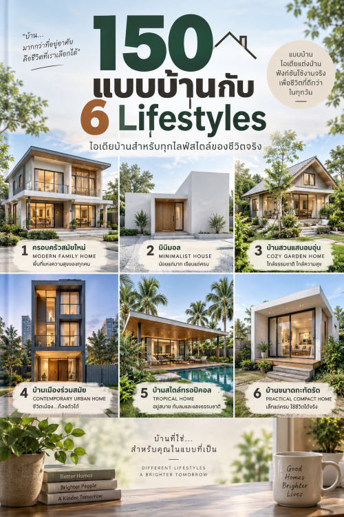 ปก 150 แบบบ้านกับ6Lifestyles